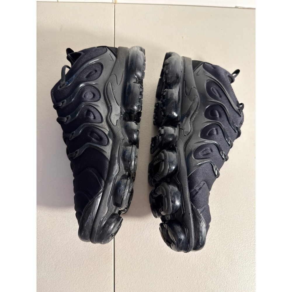 Nike Air VaporMax Plus Triple Black Mens Running Shoes 924453-004 Size 13 - Picture 4 of 10